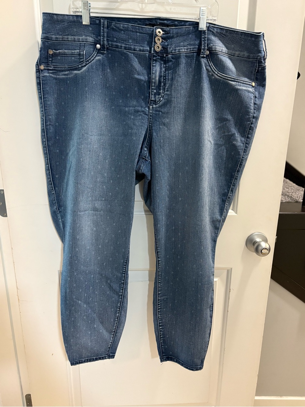 Torrid Polka Dot Stretch High-Rise Jeggings - Skinny Jeans 24R